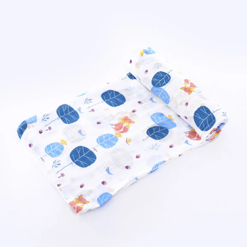 Couverture d'été bébé, serviette de bain en gaze de bambou coton, douce et absorbante, idéale pour peaux sensibles, légère et parfaite pour l'été.