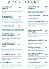 Menu Of The Living Room Anna Nagar