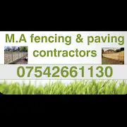 M.A Fencing & Paving Contractors Logo