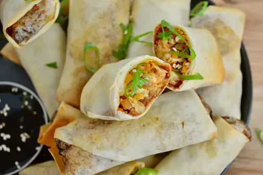 Paneer Garlic Spring Roll [4 Pcs]