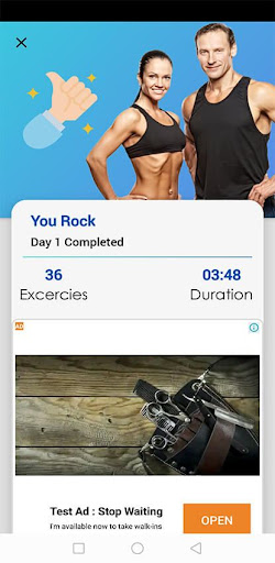 Screenshot HomeWorkout FitOn