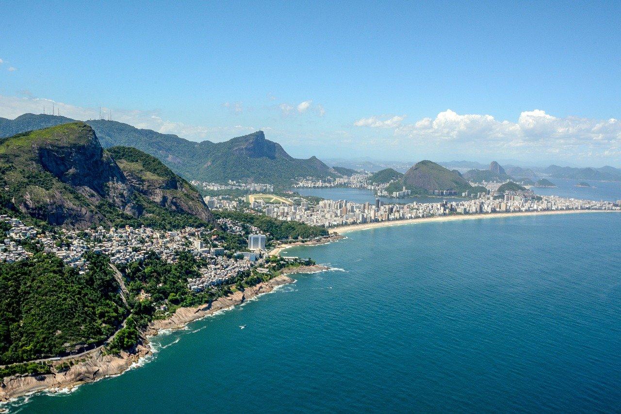 Imagem aérea do Leblon Rio de Janeiro