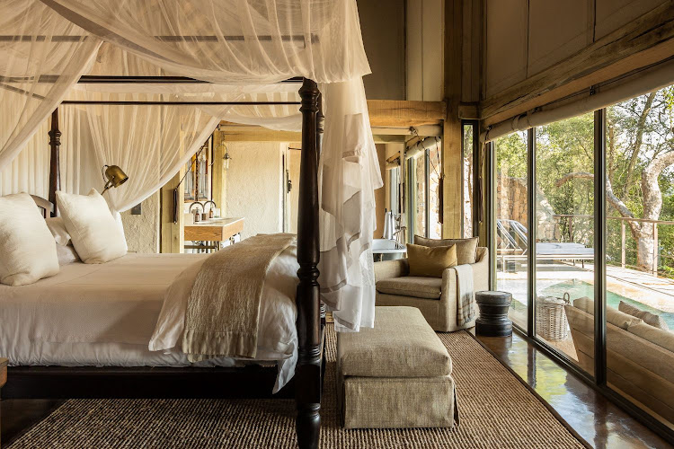 Open spaces: Singita Ebony's new bedrooms boast modern touches while retaining the original DNA