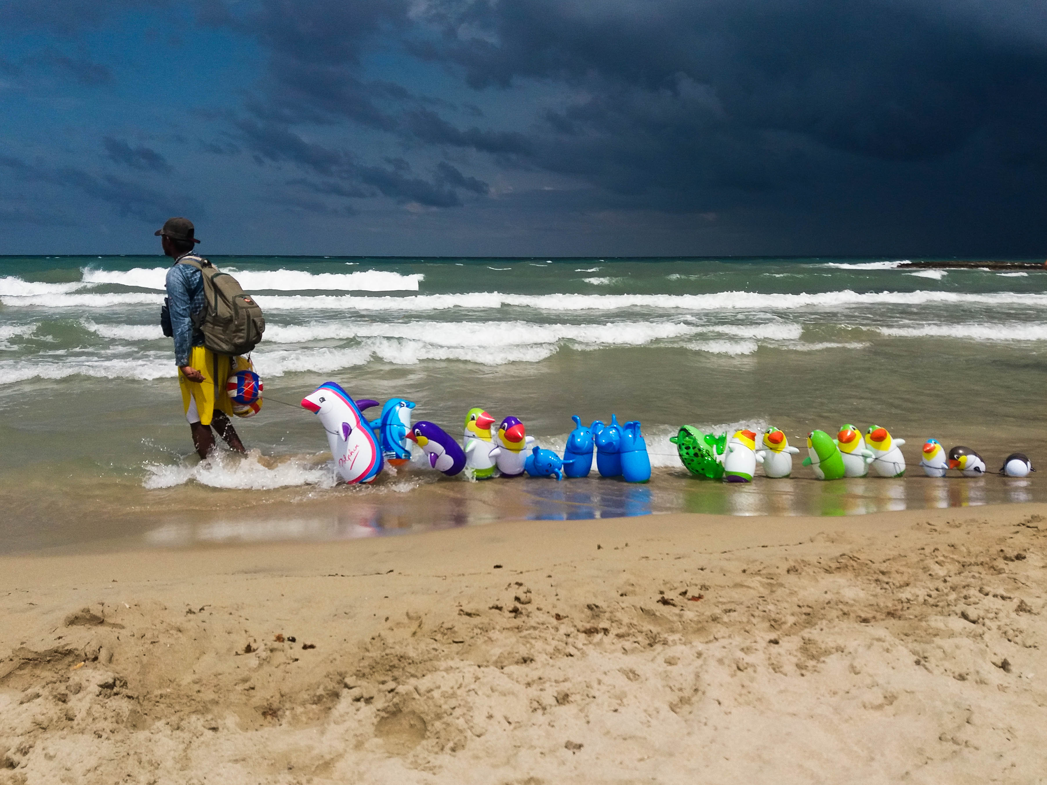 Sulla spiaggia di Giomi