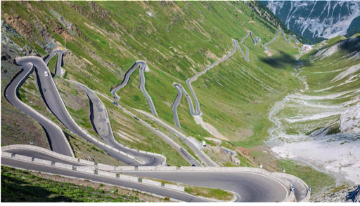 Le Stelvio avec www.francemotovoyages.com