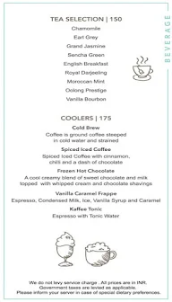 The World Cafe menu 5