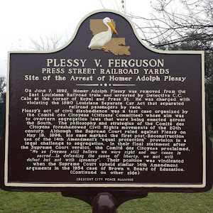 Read the Plaque - Plessy V. Ferguson