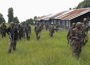 M23 rebels near the town of Mutaho, in the eastern Democratic Republic of Congo.