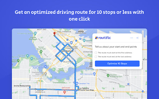 Google Maps™ Route Optimization by Routific