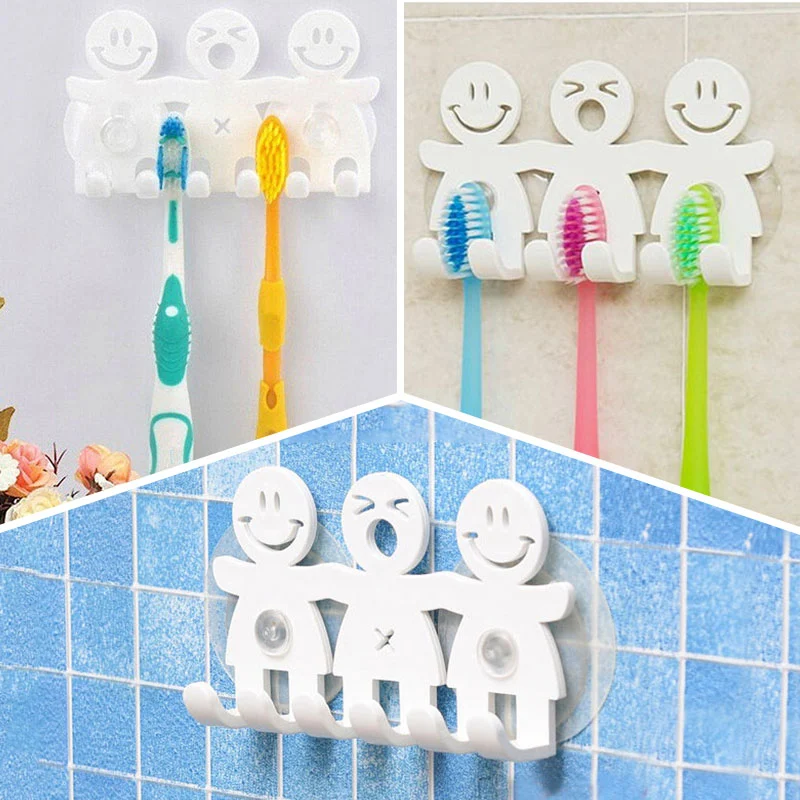 ¡Portacepillos divertido con sonrisa! Mantén tus cepillos felices y tu baño organizado con este simpático y original soporte.