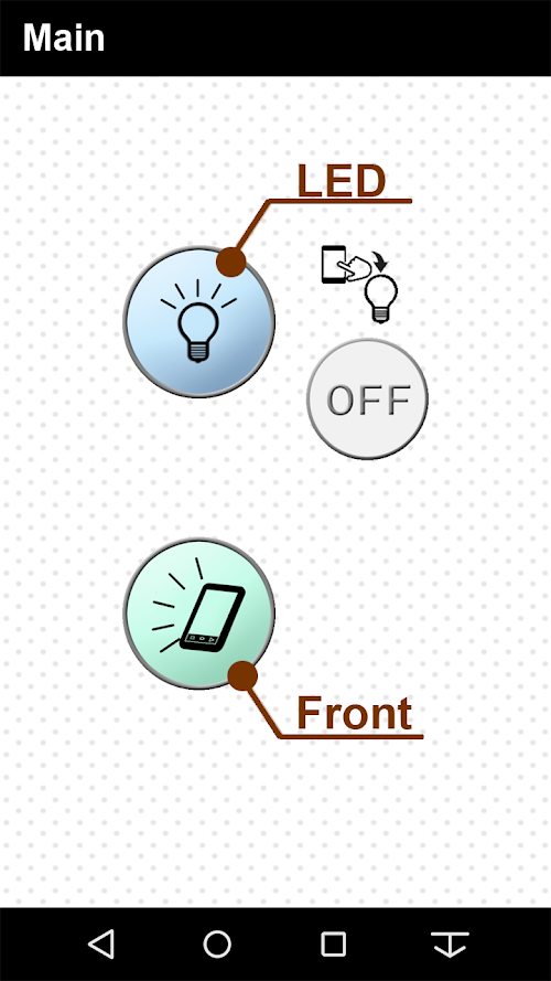 Android application CompactFlashLight screenshort