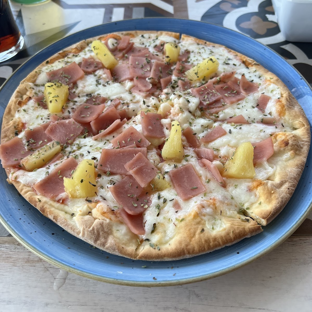 Gluten free hawaii pizza