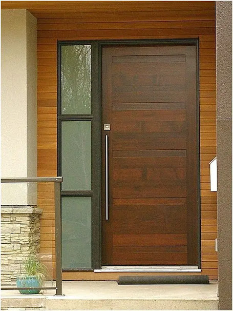 warna cat pintu kayu minimalis mewah