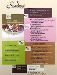 Desai Ice Cream menu 1