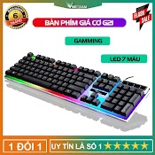 Bàn Phím Giả Cơ Chuyên Game Cao Cấp G21/G21B Led 7 Màu