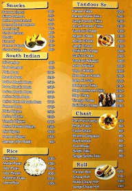 Poha Center Bundi menu 2