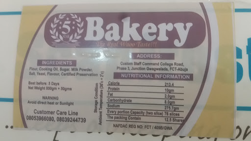 Five Star Bakery, Phase 3 Junction, Gwagwalada, Nigeria, Grocery Store, state Federal Capital Territory