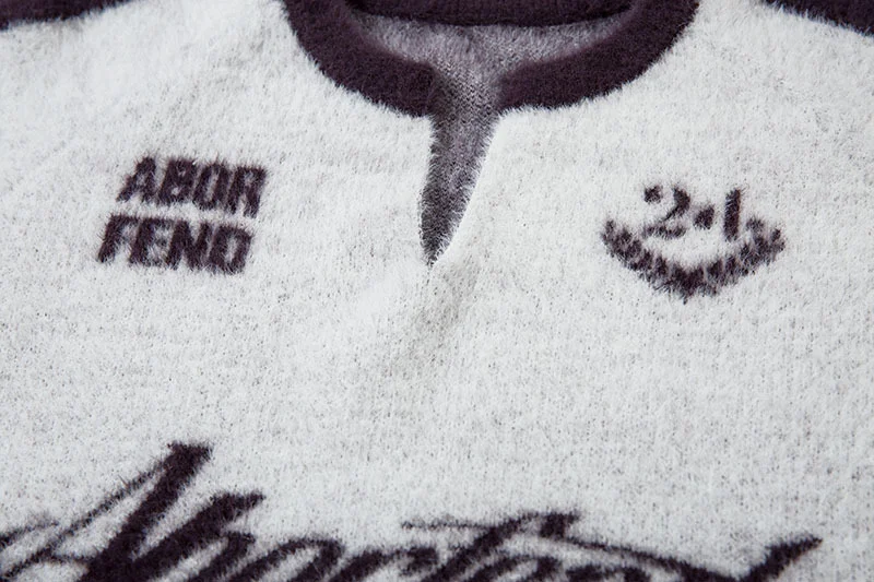 Title 7, TKPA American Retro Strickpullover mit farblich...
