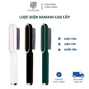 Lược Điện Chải Tóc Hamani Tạo Kiểu Chuyên Nghiệp 3 Trong 1 Đa Năng Kiêm Máy Uốn Duỗi Ép Tóc Tạo Kiểu