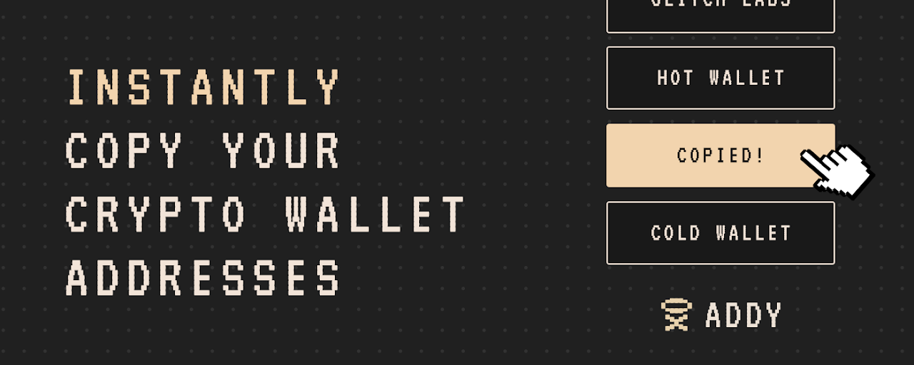 Addy - Quick Wallet Copy Preview image 1