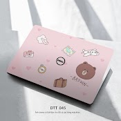 Miếng Dán Skin Laptop Mẫu Gấu Cute - Decal Dán Có Cho Dell, Hp, Asus, Lenovo, Acer, Msi, Surface, Vaio, Macbook