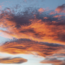 yellow and black clouds