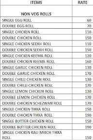 34 Chowringhee Lane menu 1