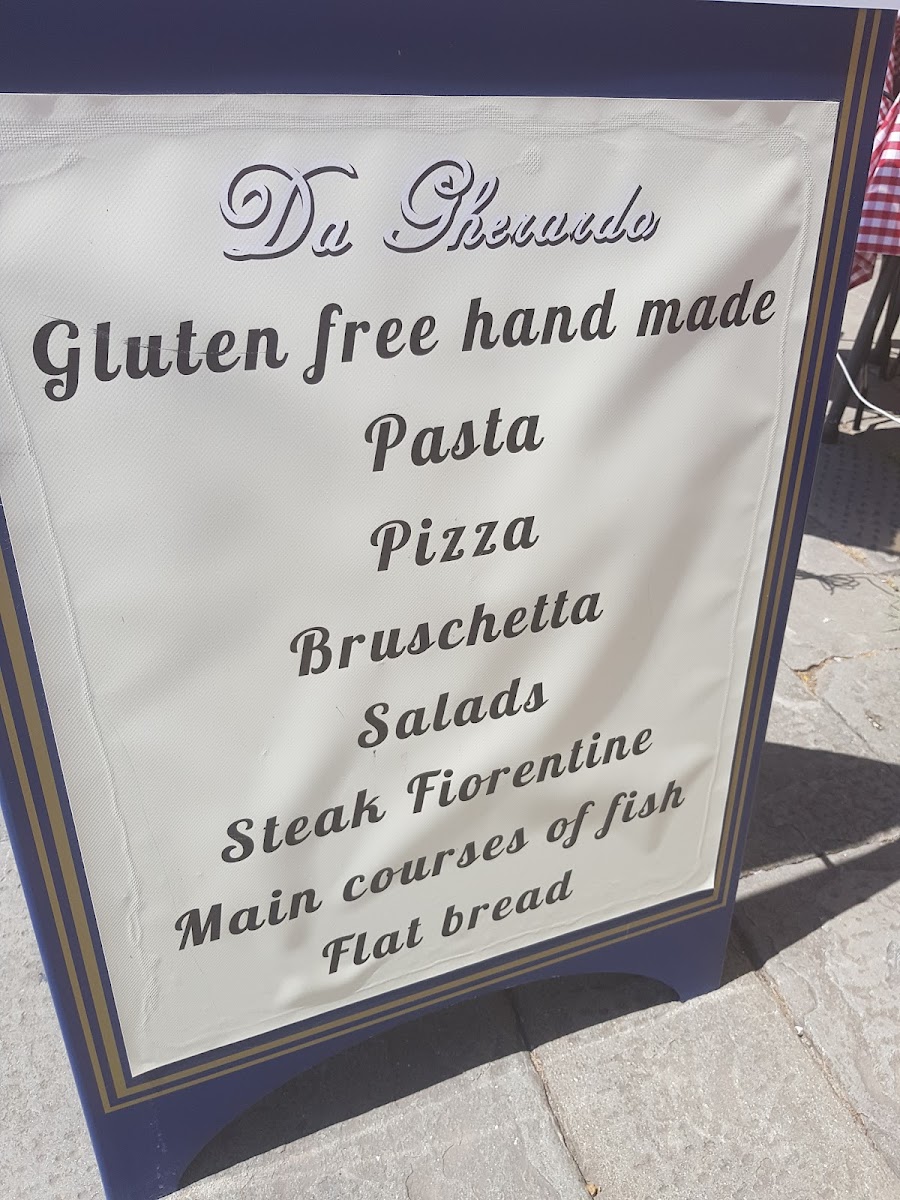 Gluten-Free at Trattoria Pizzeria Da Gherardo Lucca