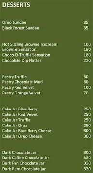 The Chocolate Villa menu 6