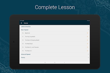 Learn Quran Tajwid: Koran Tajweed Lernen Screenshot