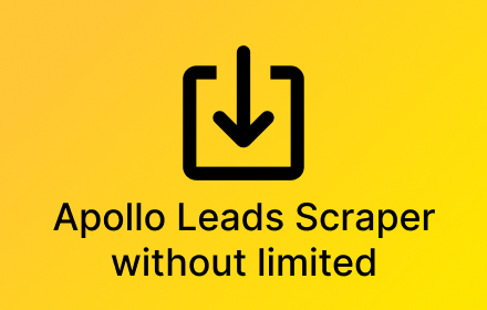 Lead Exporter for Apollo small promo image