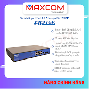 Switch Aptek Sg2082P 8 Port Poe L2 Managed - Hàng Chính Hãng