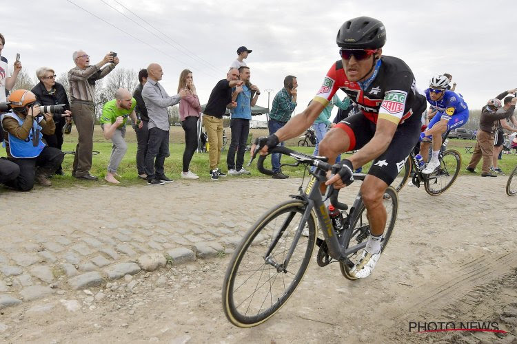 Einde voorjaar voor Van Avermaet? Woensdag reed hij opnieuw over de kasseien van Roubaix