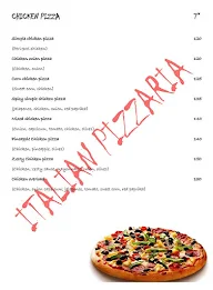 Italians Pizzaria menu 2