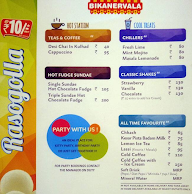 Bikanervala menu 3