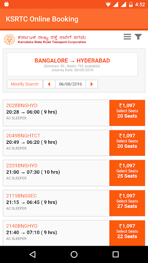 Screenshot KSRTC AWATAR NEW Mobile App