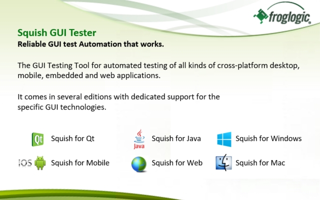 froglogic Squish Integration Preview image 1