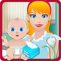 Newborn Baby and Mom icon