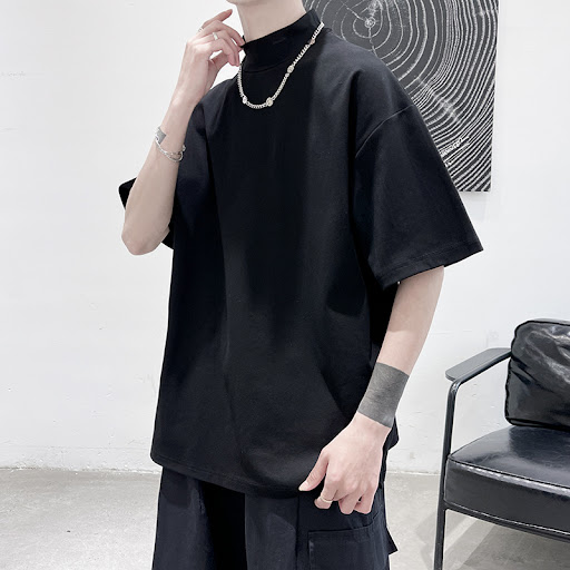Title 2, Fashionable Loose Short Sleeve Mens Bottoming ...