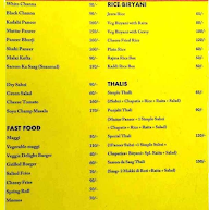 Nehal Sandhu Dhaba menu 4