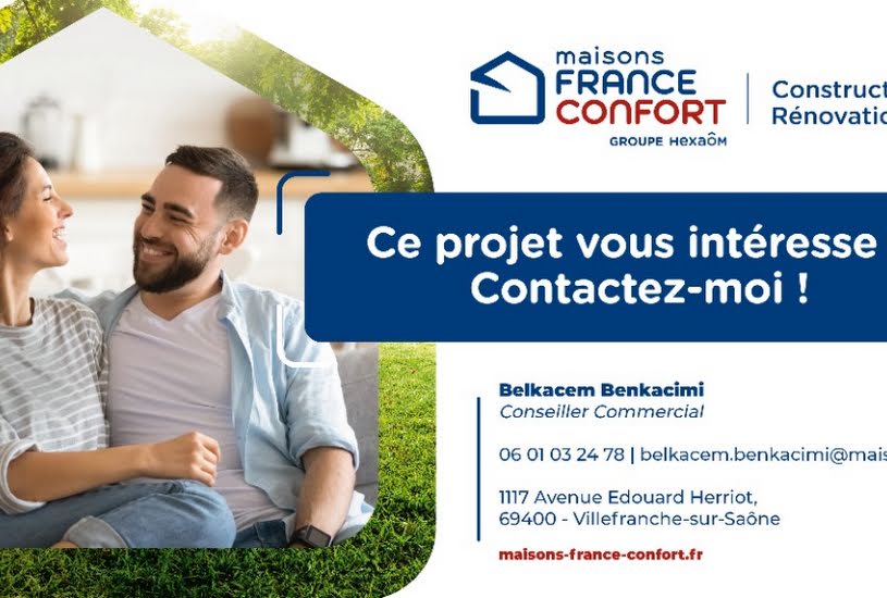  Vente Terrain + Maison - Terrain : 800m² - Maison : 100m² à Villette-d'Anthon (38280) 