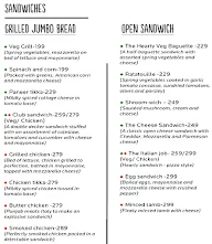 Cafe 21 menu 2