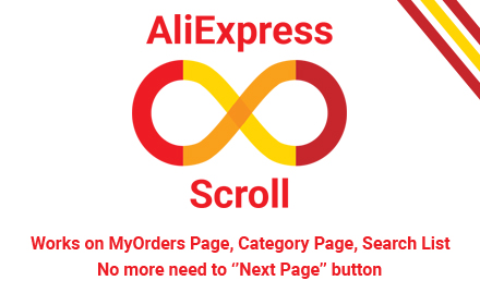 AliExpress Infinite Scroll small promo image