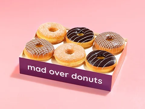 Classic Box of 6 Donuts (Buy 5 Get 1 Free)