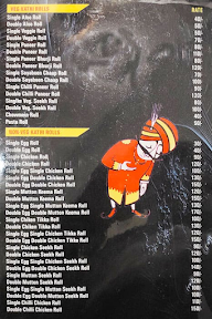 Kathi Express menu 1