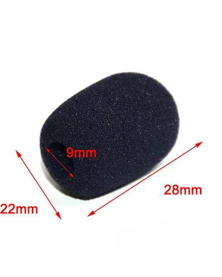 10pcs Headset Replacement Foam Microphone Cover Telephone... - 3