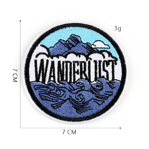 Title 3, High-End Clothing Accessories Round Patch Stickers