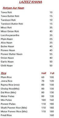 Goyal Eating Point menu 4