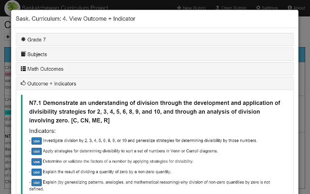 Saskatchewan Curriculum Project