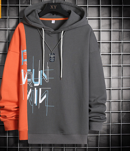 Title 6, Mens Hip Hop Alphabet Korean Hoodie, perfect f...